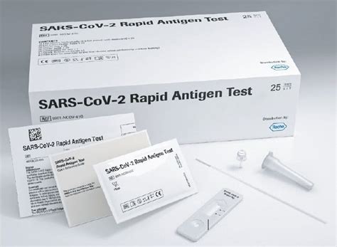 Roche Sars Cov 2 Rapid Antigen Test Pack Of 25 Testing Covid 19