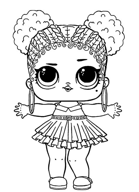 Doll Purple Queen Lol Coloring Pages For You