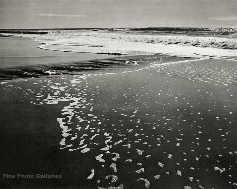 1960s Vintage Wynn Bullock Beach Sand Waves California Seascape Photo