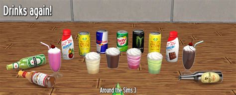 Mod The Sims Drinks For Your Sims Updated For Patch