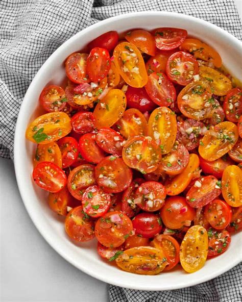 Marinated Cherry Tomatoes Recipe Last Ingredient