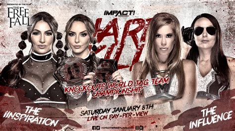 knockouts tag title match made official for impact wrestling hard to kill
