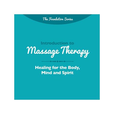Massage Therapy Introduction Brochure