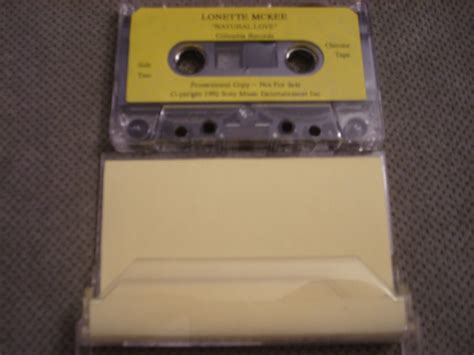 Rare Adv Promo Lonette Mckee Cassette Tape R B Natural Love Malcolm X