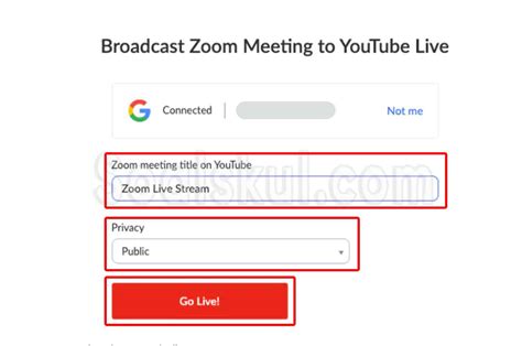 Cara Membuat Zoom Meeting Menjadi Live Streaming Youtube Soalskul