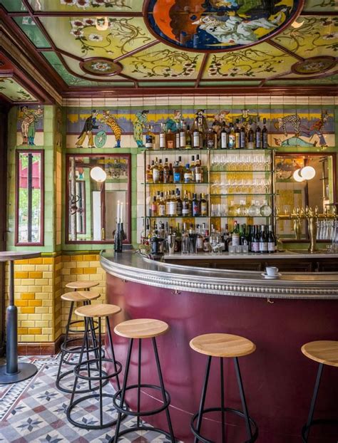 Clown Bar — Paris France Paris Cafe Interior Stylish Restaurants