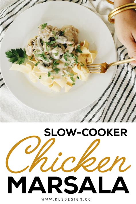 This Chicken Marsala Recipe Is Quick And Easy To Make In Your Instant Pot Or Slow Cooker Its