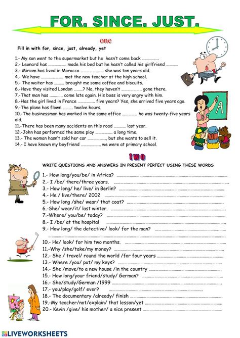 Perfect Tenses Worksheets With Answers Pdf Worksheetpedia