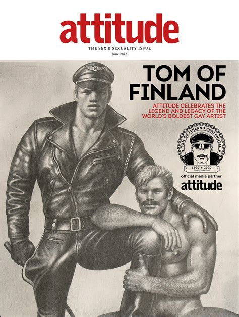 attitude marks tom of finland s 100th birthday with special edition sex and sexuality issue attitude