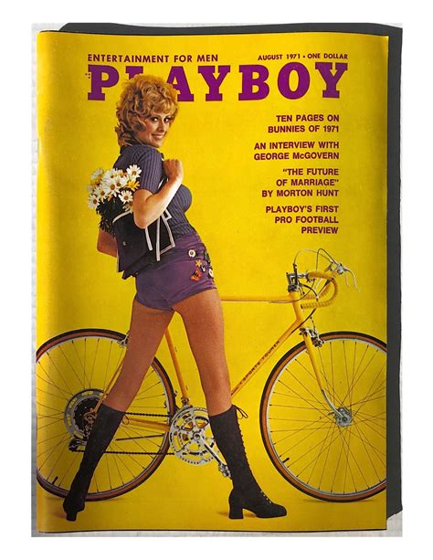 August Vintage Playboy Magazine Etsy