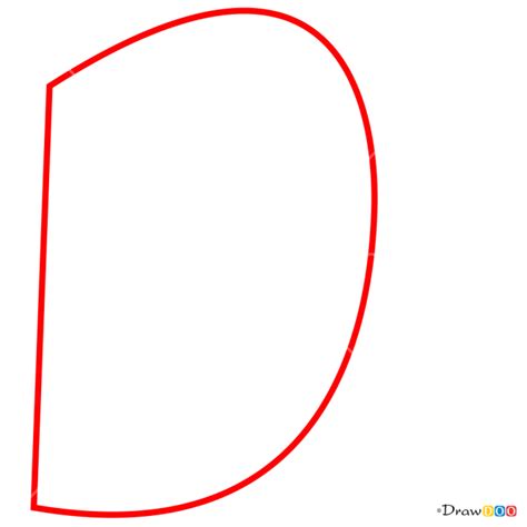 How To Draw D 3d Letters