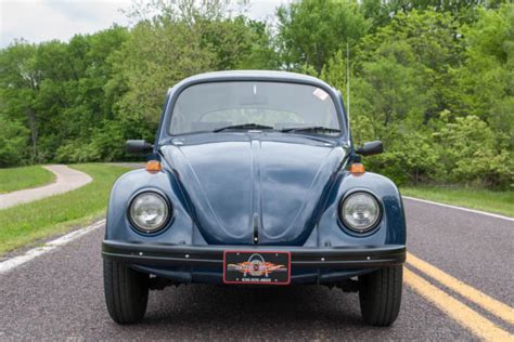 1969 Volkswagen Beetle13l Vw Flat 4 Cylinder4 Speed15 Inch