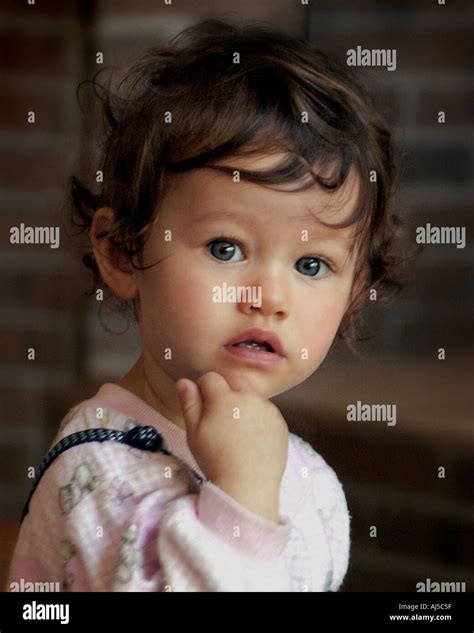 Baby Girl Alberta Canada Stock Photo Alamy