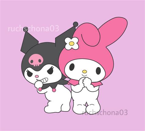 Иллюстрация стикеры Flat Illustration Hello Kitty Characters Chibi