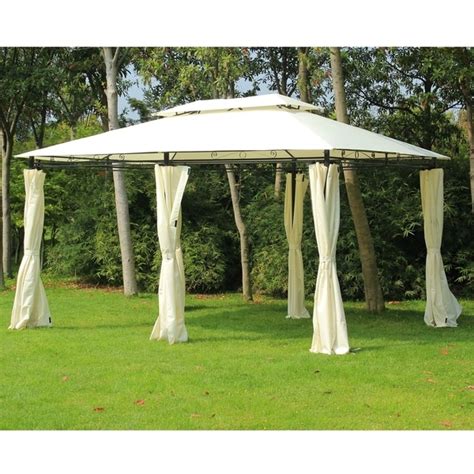 Shop Outsunny 13 X 10 Outdoor 2 Tier Steel Frame Pop Up Shade Gazebo