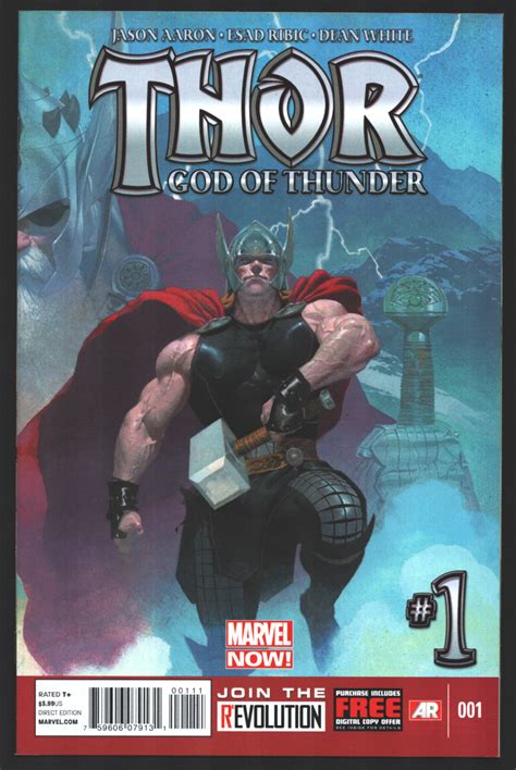 Thor God Of Thunder 1 Jason Aaron Esad Ribic First Edition