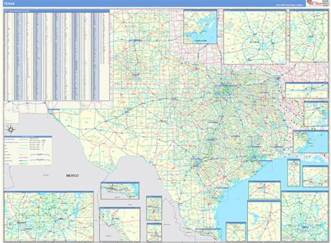 Texas Zip Code Maps Basic