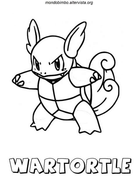 Disegno Pokemon Colorare Wartortle The Best Porn Website