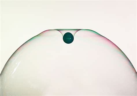 Hd Wallpaper Soap Bubble Drop Of Water Wet Coloured Water Droplets