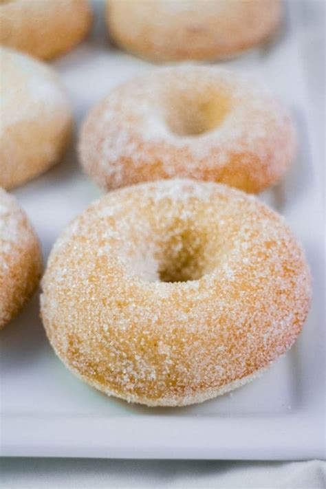 Homemade Baked Sugar Donuts Brooklyn Farm Girl