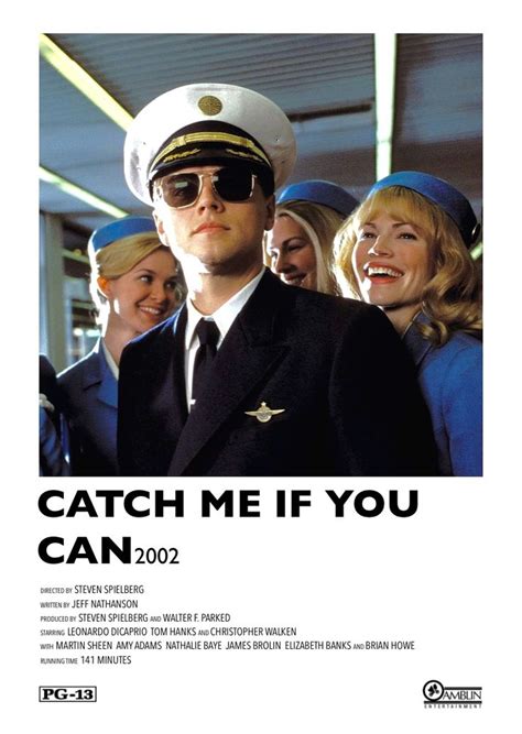 Catch Me If You Can 2002 Made By Me Film Posters Minimalist Iconic
