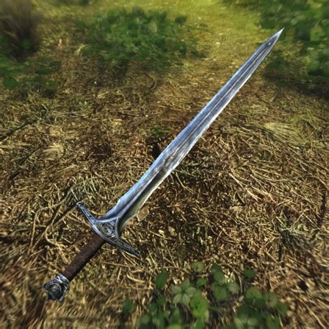 Skyrim Realistic Steel Sword At Skyrim Nexus Mods And Community