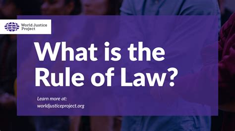 What Is The Rule Of Law World Justice Project