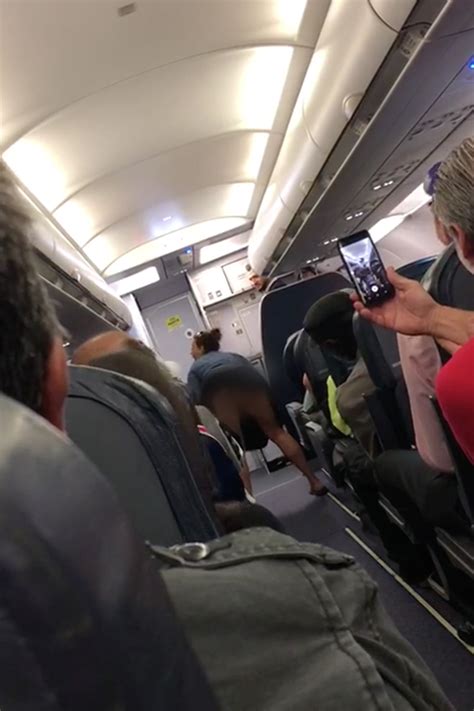 Watch Airline Passenger Flashes Entire Plane While Twerking During A