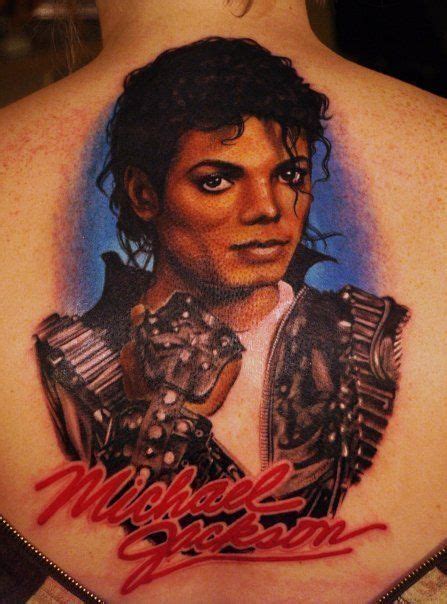 Mj Tattoo Michael Jackson Photo Fanpop Fanclubs Back