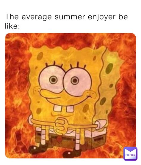 The Average Summer Enjoyer Be Like Pizzalover69 Memes