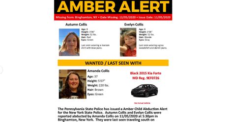 Pennsylvania State Police Issue Amber Alert For Two Girls Abducted From New York Phillyvoice