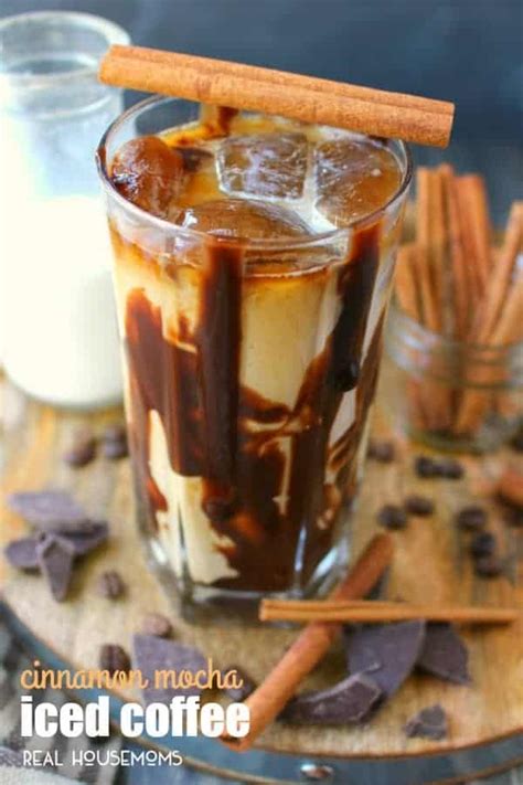 Cinnamon Mocha Iced Coffee ⋆ Real Housemoms