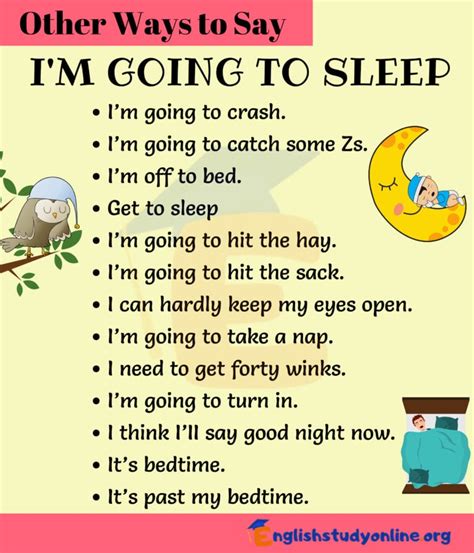 Fun And Creative Ways To Say I M Going To Sleep English Study Online