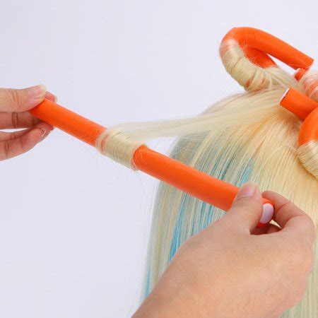 I started with a wet mold that. Easy Use Soft Hair Rubber Curler Roller Curl Hair Bendy ...