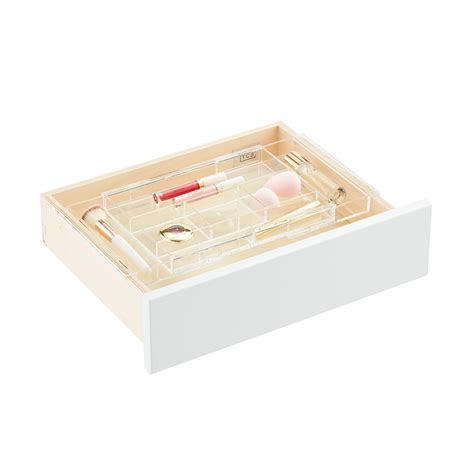 Expanding Acrylic Drawer Organizer The Container Store