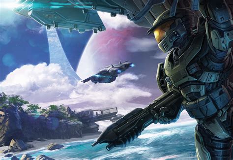 Halo Conflict Artwork 5k Hd Games 4k Wallpapers Images Backgrounds Photos And Pictures