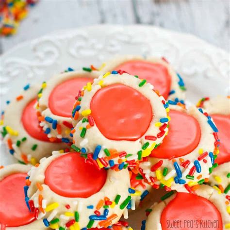 Thumbprint Cookie Recipe With Icing Filling Sweet Pea S Kitchen
