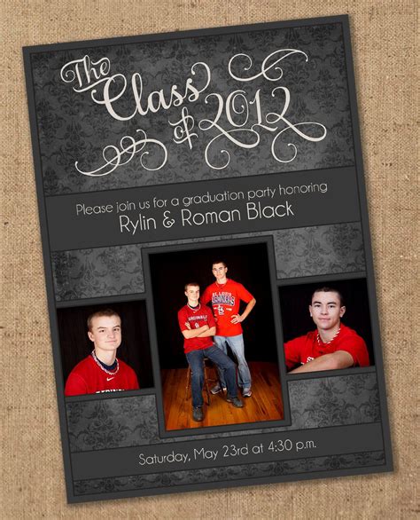 30 Free Downloadable Graduation Invitations Example Document Template