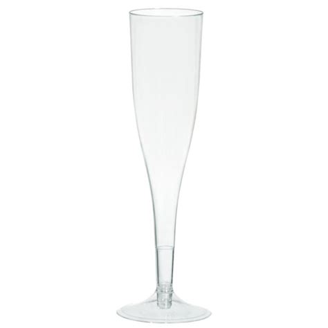 Champagne Flutes Plastic Pk20 162ml — Party Planet