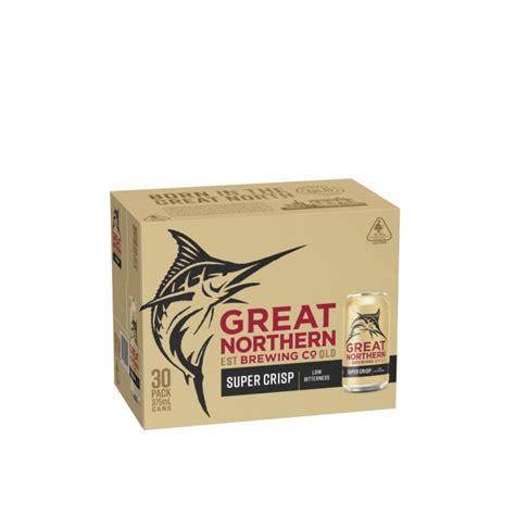 Great Northern Brewing Co Super Crisp Lager Can 30 X 375ml
