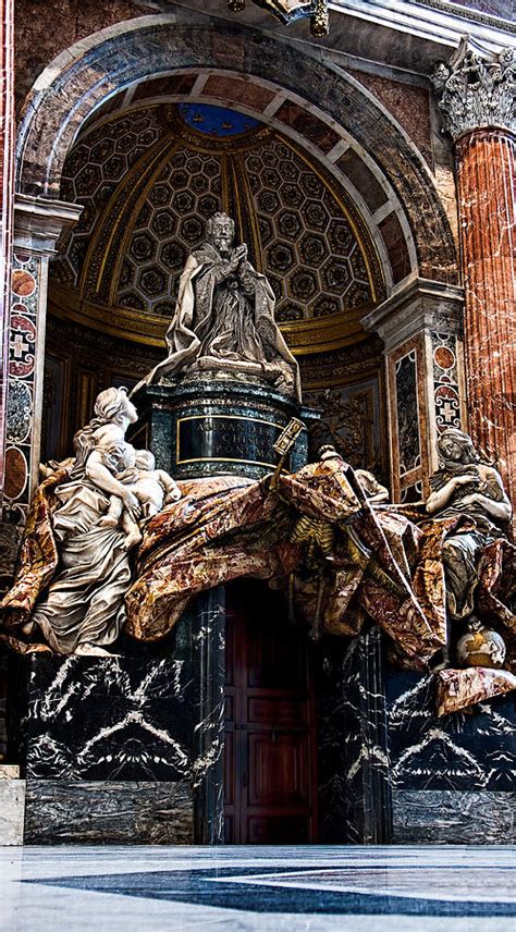 Tomb Of Pope Alexander VII By Bernini Photograph By Weston Westmoreland Fine Art America
