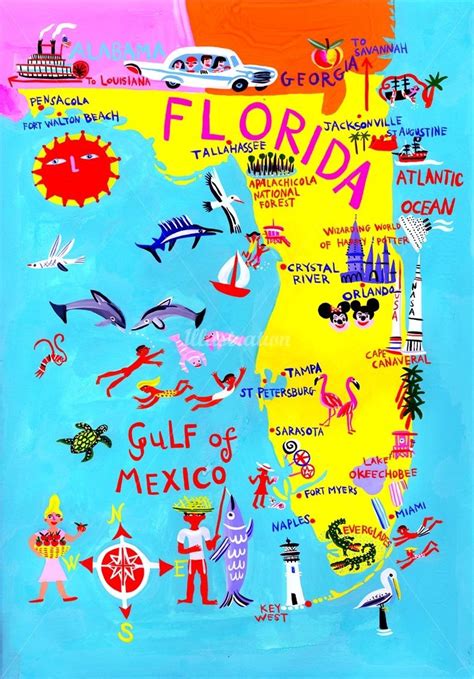 Florida State Map For Kids