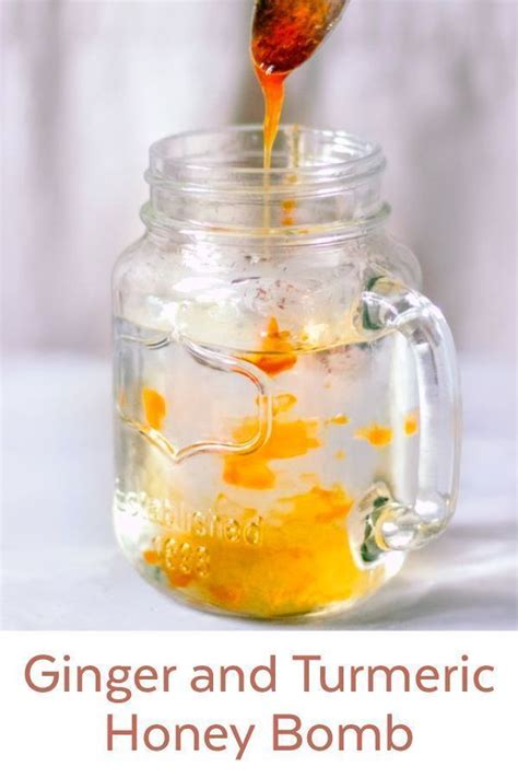 Ginger and turmeric are two amazing ingredients that benefit. Ginger and Turmeric Honey Bomb (With images) | Homemade ...