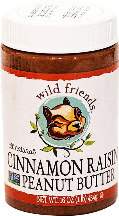Wild Friends Peanut Butter Cinnamon Raisin 16 Oz