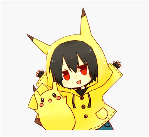 Pokemon Pikachu Chibi Anime Boy Cute Tumblr Ethan Neko Hd Png