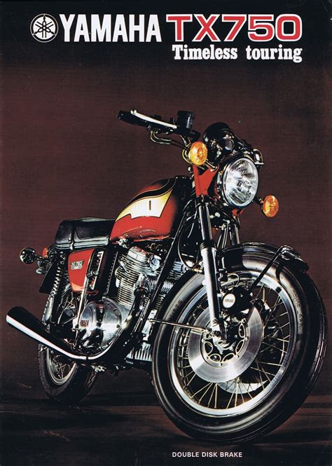 1973yamaha Tx750 Brochuregbgermany01 Classic Motorcycles Yamaha
