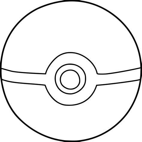 Pokemon Master Ball Coloring Pages Sketch Coloring Page