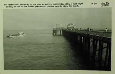 Postcard: Lenbrooke,Malibu Pier,Malibu,California. | Malibu california, Malibu, Malibu pier