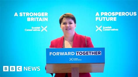 Scottish Conservatives Launch General Election Manifesto Bbc News