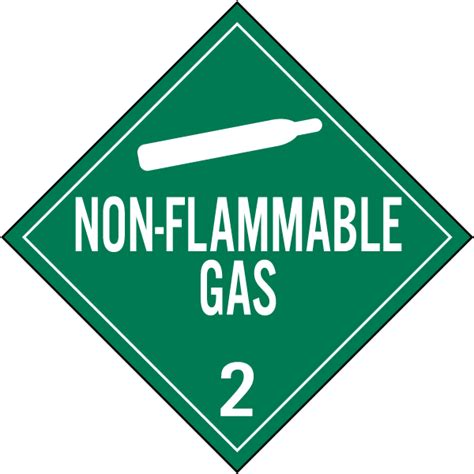 Non Flammable Gas Class 2 Placard Get 10 Off Now